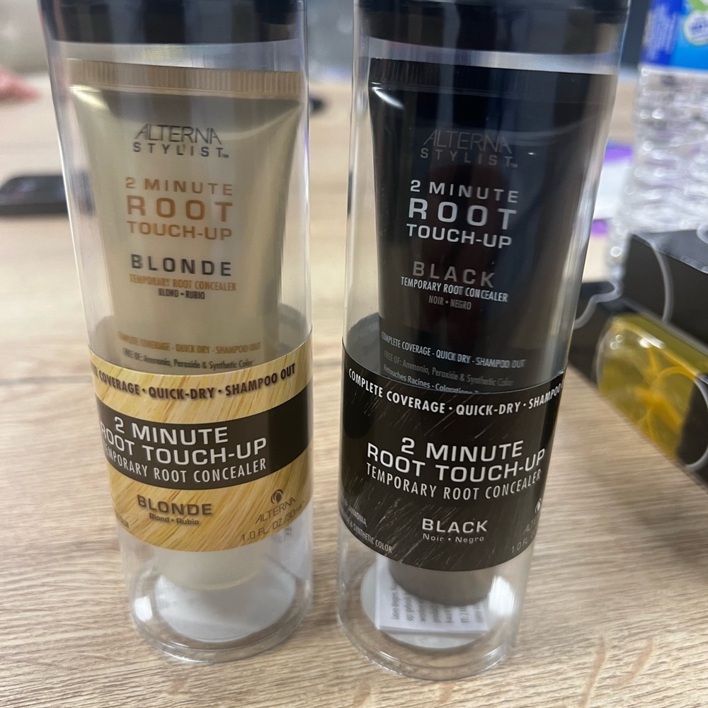 Alterna Stylist Root Touch-up. Blonde/Black. Set for $7 or single color for $4